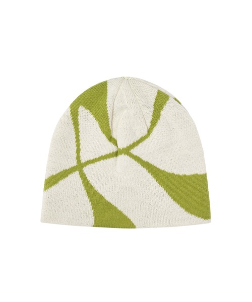 HUF(ハフ)の「BIG BLOCK CURVE BEANIE / HUF ハフ ビーニー(ニットキャップ/ビーニー・メンズ・ブラック/ナチュラル・FREE)」の4枚目の写真