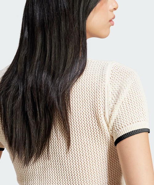 アディダス　オリジナルス プレミアム クロシェ カリ半袖Tシャツ オリジナルス プレミアム クロシェ カリ半袖Tシャツ