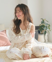 cross marche（クロスマルシェ）の「【LAFUKU ラフク】カップ付きワッフルルームウェア3点SET◆新色・サイズ追加◆（ルームウェア/パジャマ）」