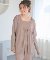 cross marche（クロスマルシェ）の「【LAFUKU ラフク】カップ付きワッフルルームウェア3点SET◆新色・サイズ追加◆（ルームウェア/パジャマ）」