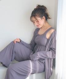 cross marche（クロスマルシェ）の「【LAFUKU ラフク】カップ付きワッフルルームウェア3点SET◆新色・サイズ追加◆（ルームウェア/パジャマ）」