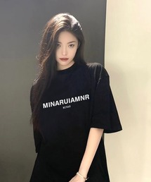 英字ロゴプリントTシャツ
