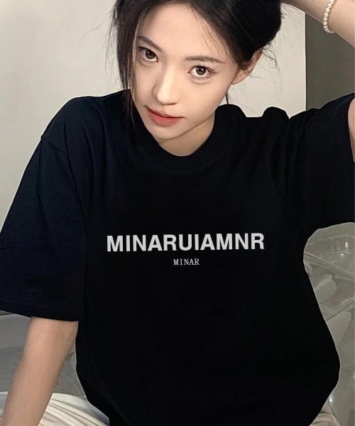 LETee(レティー)の「英字ロゴプリントTシャツ(Tシャツ/カットソー・レディース・ブラック/ホワイト・FREE)」の5枚目の写真
