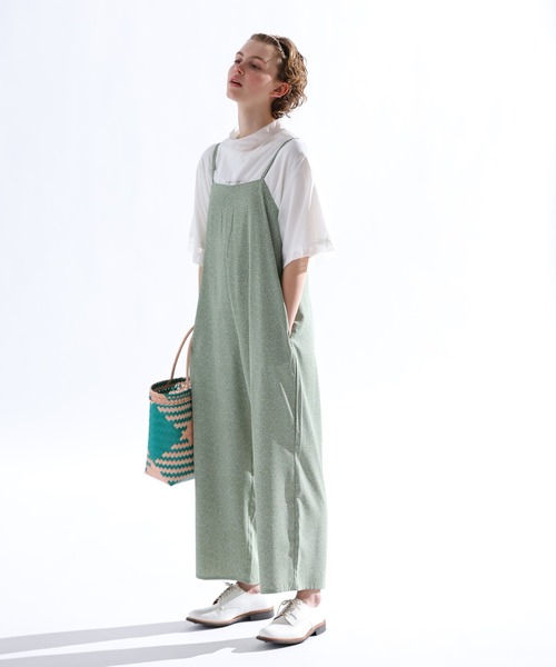 Kelen(ケレン)の「「KELEN / ケレン」 ドット柄キャミサロペット VIZ(その他パンツ・レディース・ブラック/ミント・S/M)」の7枚目の写真