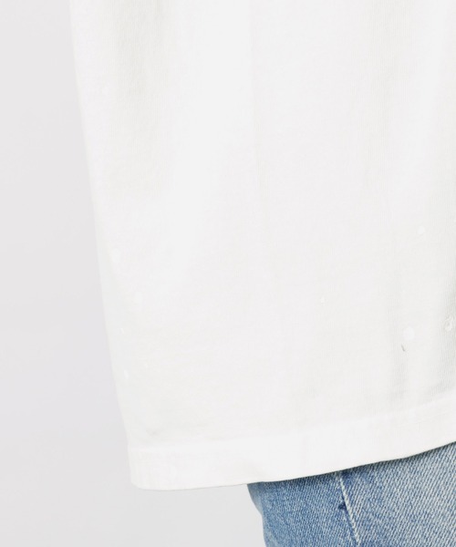 REMI RELIEF(レミレリーフ)の「【REMI RELIEF / レミレリーフ】ロゴTシャツ / SP加工14/天竺T(France1970)【WEB限定】(Tシャツ/カットソー・レディース・エンジ/サックスブルー/ブラック/オフホワイト・フリー)」の18枚目の写真