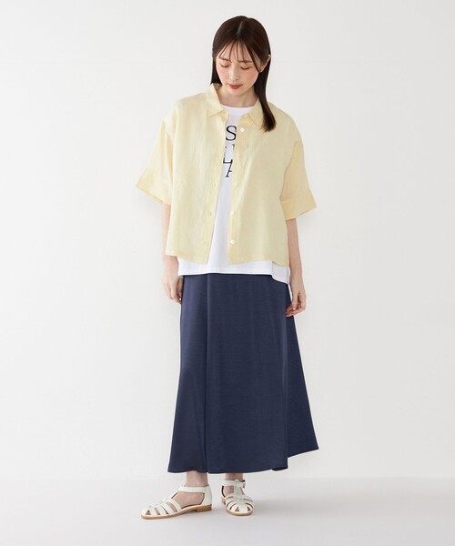 SHIPS Colors:〈洗濯機可能〉ユーロリネン (EURO Linen) ボクシー