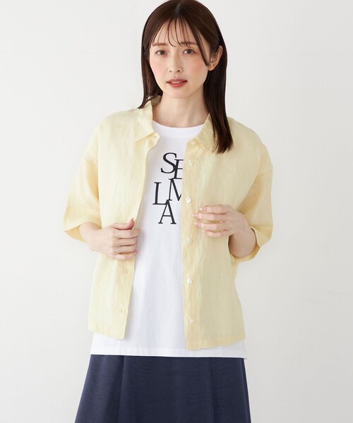 SHIPS Colors:〈洗濯機可能〉ユーロリネン (EURO Linen