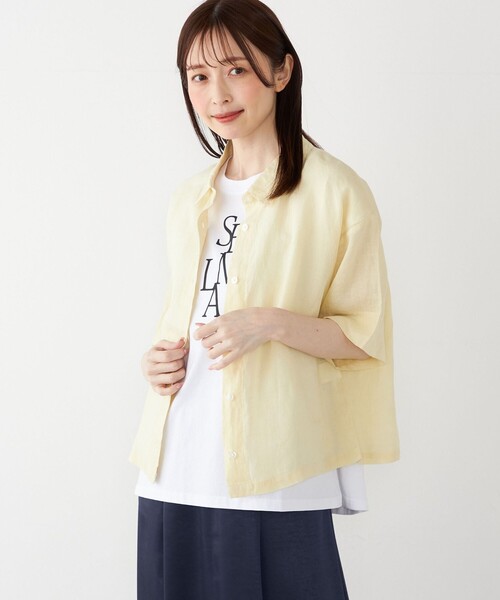 SHIPS Colors:〈洗濯機可能〉ユーロリネン (EURO Linen