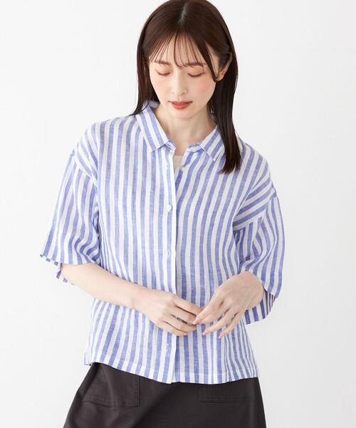 SHIPS Colors:〈洗濯機可能〉ユーロリネン (EURO Linen