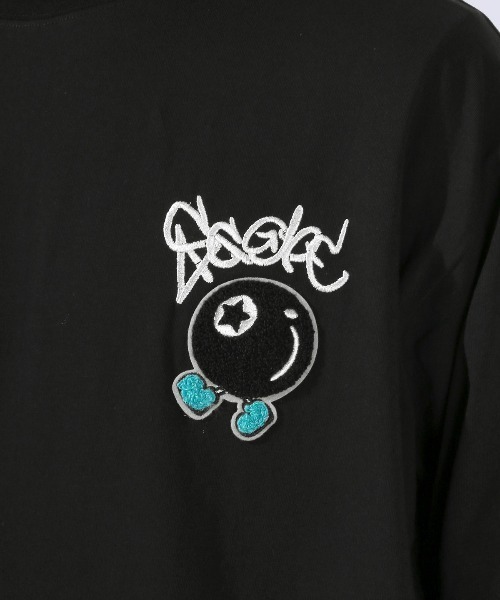 LUXSTYLE(ラグスタイル)の「ワンポイントサガラ刺繍ロンT(Tシャツ/カットソー・メンズ・ホワイト/ホワイト系その他/ブラック系その他/ブラック・M/L)」の17枚目の写真