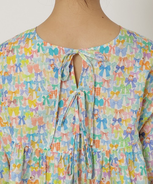 ブラウス シャツ 「22fabric」リボンコレクター/ブラウス レディース 22fabric】リボンコレクター/ブラウス（シャツ/ブラウス