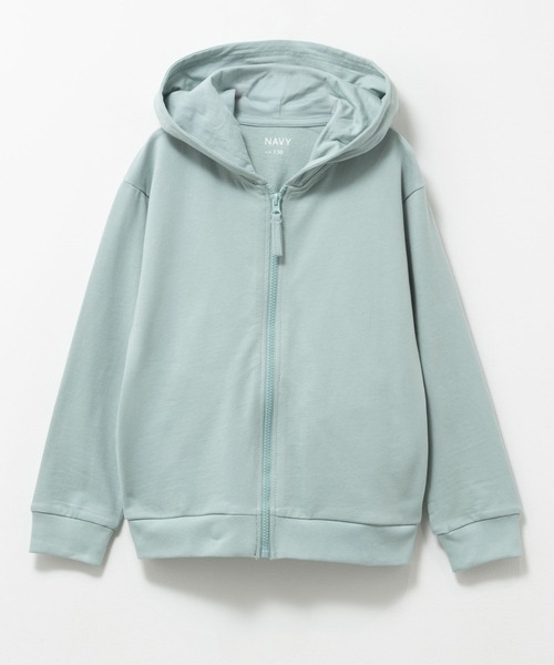 NAVY(ネイビー)の「【ボーイズ ガールズ】NAVY 綿100% ミニ裏毛 フルジップパーカー(パーカー・キッズ・オートミール/ミント/ネイビー/ラベンダー/杢グレー/ブラック・130/140/150/160/120)」の6枚目の写真