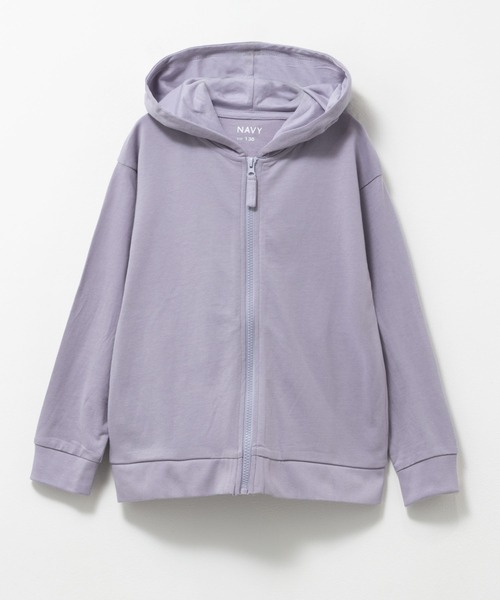 NAVY(ネイビー)の「【ボーイズ ガールズ】NAVY 綿100% ミニ裏毛 フルジップパーカー(パーカー・キッズ・オートミール/ミント/ネイビー/ラベンダー/杢グレー/ブラック・130/140/150/160/120)」の12枚目の写真