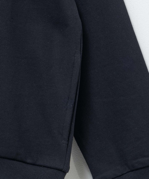 NAVY(ネイビー)の「【ボーイズ ガールズ】NAVY 綿100% ミニ裏毛 フルジップパーカー(パーカー・キッズ・オートミール/ミント/ネイビー/ラベンダー/杢グレー/ブラック・130/140/150/160/120)」の22枚目の写真