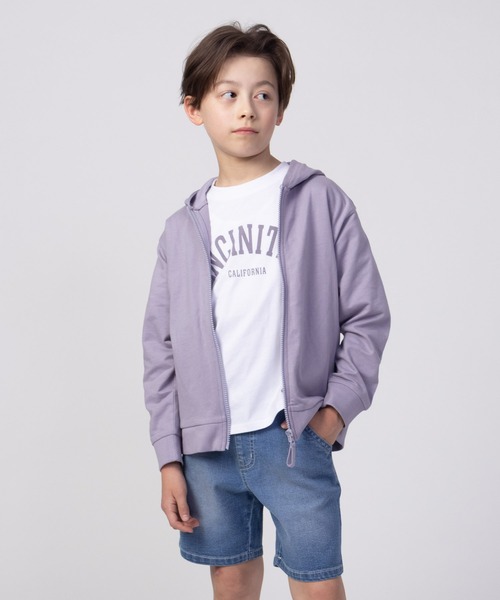 NAVY(ネイビー)の「【ボーイズ ガールズ】NAVY 綿100% ミニ裏毛 フルジップパーカー(パーカー・キッズ・オートミール/ミント/ネイビー/ラベンダー/杢グレー/ブラック・130/140/150/160/120)」の19枚目の写真