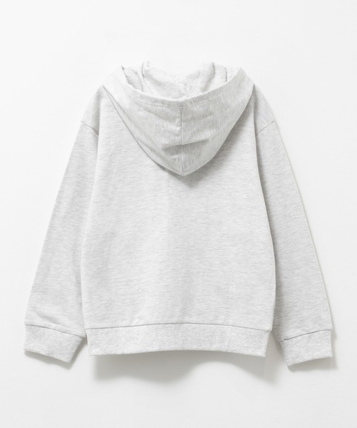 NAVY(ネイビー)の「【ボーイズ ガールズ】NAVY 綿100% ミニ裏毛 フルジップパーカー(パーカー・キッズ・オートミール/ミント/ネイビー/ラベンダー/杢グレー/ブラック・130/140/150/160/120)」の11枚目の写真