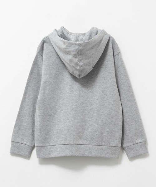 NAVY(ネイビー)の「【ボーイズ ガールズ】NAVY 綿100% ミニ裏毛 フルジップパーカー(パーカー・キッズ・オートミール/ミント/ネイビー/ラベンダー/杢グレー/ブラック・130/140/150/160/120)」の10枚目の写真