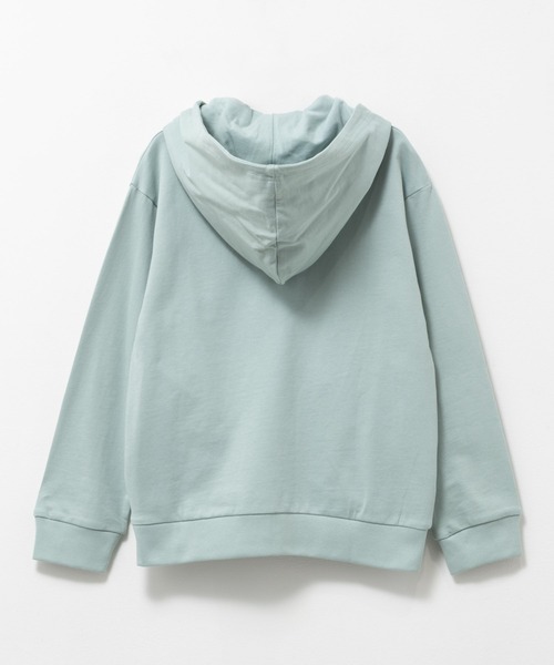 NAVY(ネイビー)の「【ボーイズ ガールズ】NAVY 綿100% ミニ裏毛 フルジップパーカー(パーカー・キッズ・オートミール/ミント/ネイビー/ラベンダー/杢グレー/ブラック・130/140/150/160/120)」の15枚目の写真