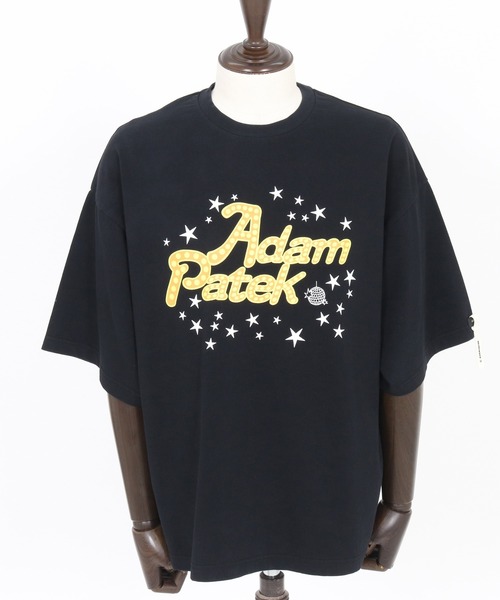 tシャツ ADAMPATEK/disco logo short sleeve T/ディスコロゴプリントT(AP2514021) レディース メンズ ADAM PATEK tシャツ ADAMPATEK/disco logo short sleeve T