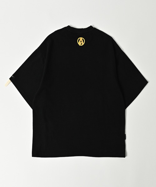 ADAMPATEK/disco logo short sleeve T/ディスコロゴプリントT