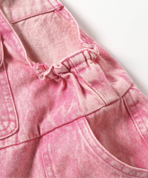 BREEZE（ブリーズ）の「ショートサロペット（サロペット/オーバーオール・キッズ・ピンク/ブルー・80/90/100/110/120/130）」の12枚目の写真
