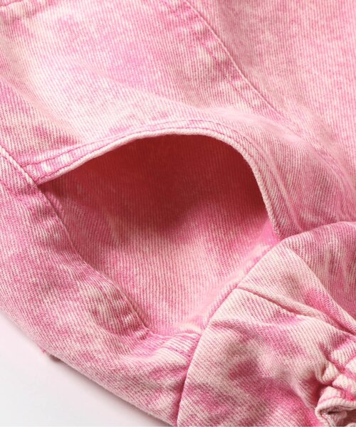 BREEZE（ブリーズ）の「ショートサロペット（サロペット/オーバーオール・キッズ・ピンク/ブルー・80/90/100/110/120/130）」の13枚目の写真