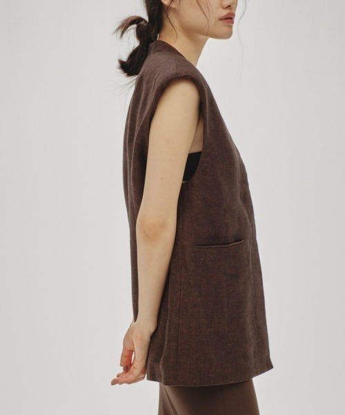 【新品】todayful Linen Over Vest TODAYFUL(トゥデイフル) / Life's online store（ライフズ