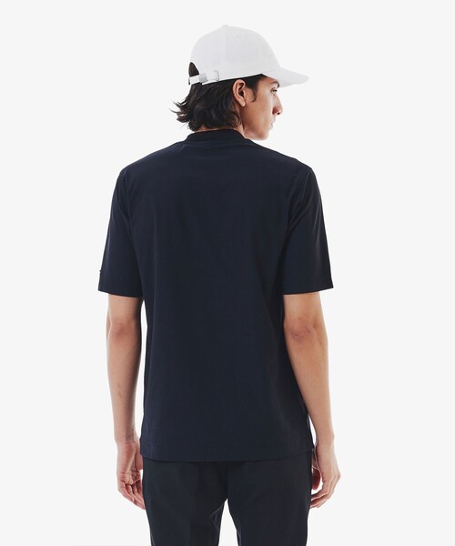 セール】ワンポイントロゴ オーバーサイズ ポケット半袖Tシャツ 透け