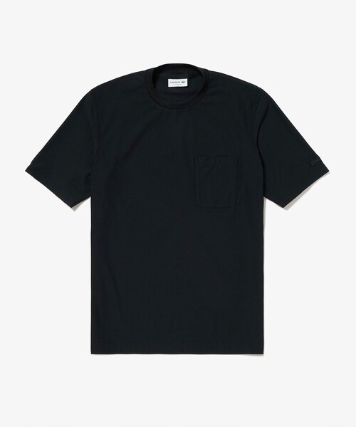LACOSTE(ラコステ)の「ワンポイントロゴ オーバーサイズ ポケット半袖Tシャツ 透け防止 速乾 ストレッチ(Tシャツ/カットソー・メンズ・ブラック/グレイッシュブルー/ホワイト・3/5/4/6)」の12枚目の写真