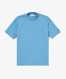 LACOSTE 青 半袖Tシャツ サイズ40 セール】 オーバーサイズ サークルグラフィック半袖Tシャツ （T