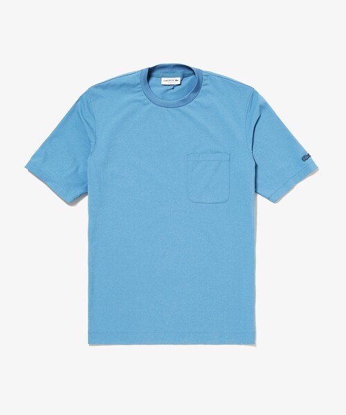 セール】ワンポイントロゴ オーバーサイズ ポケット半袖Tシャツ 透け