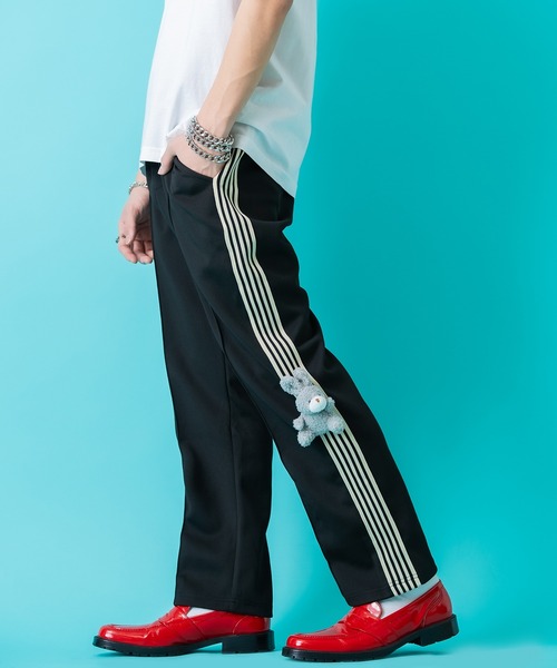 ankoROCK（アンコロック）の「TEDDY ankoROCK トラックパンツ（その他パンツ・メンズ・ブラック系2/パープル系2/グレー系2/グレー系1/パープル系1/ブラック系1・S/M/L）」の22枚目の写真