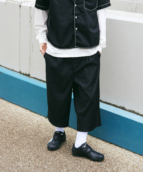 JOURNAL STANDARD(ジャーナルスタンダード)の「TR モダン スリー クォーター パンツ(スラックス・メンズ・ウッド/チャコールグレー/ブラック・LARGE/MEDIUM)」の2枚目の写真