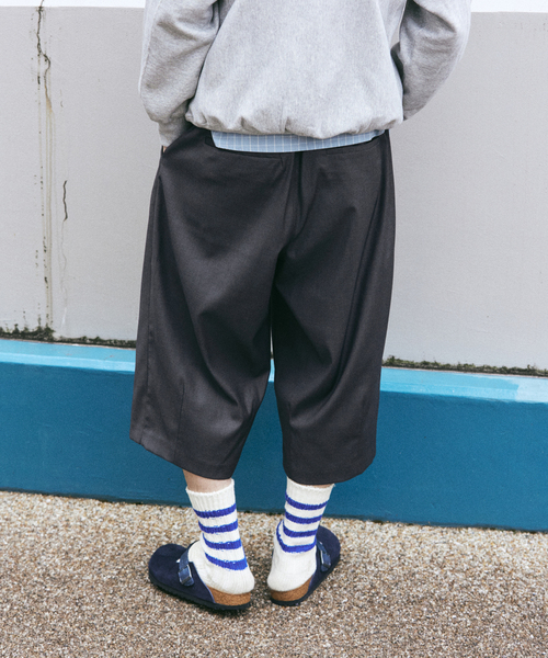 JOURNAL STANDARD(ジャーナルスタンダード)の「TR モダン スリー クォーター パンツ(スラックス・メンズ・ウッド/チャコールグレー/ブラック・LARGE/MEDIUM)」の6枚目の写真