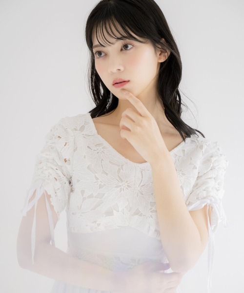 WEB限定】レースシアーロングワンピース | ロングワンピース