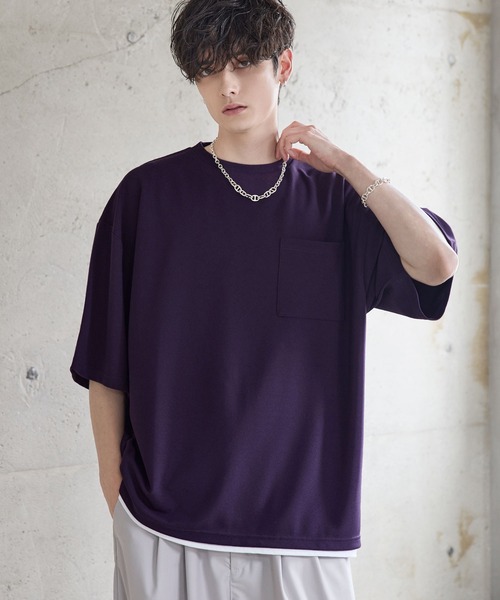 26SS】【2点セット】接触冷感/抗菌防臭 梨地Tシャツ＆タンクトップ