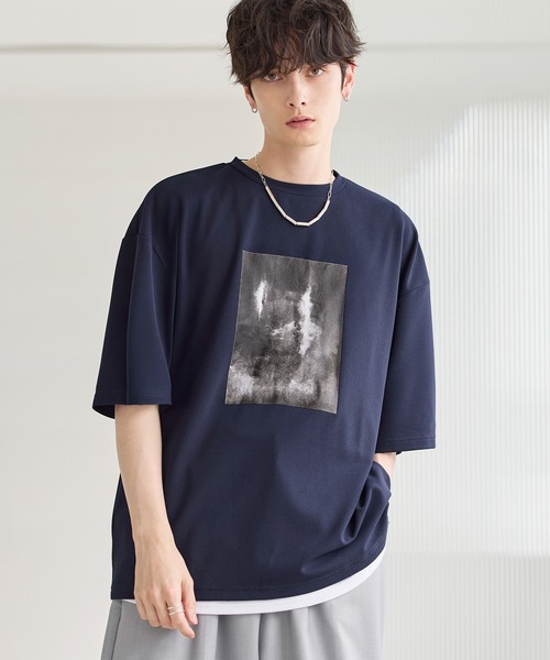 25SS】【2点セット】接触冷感/抗菌防臭 グラフィックプリント