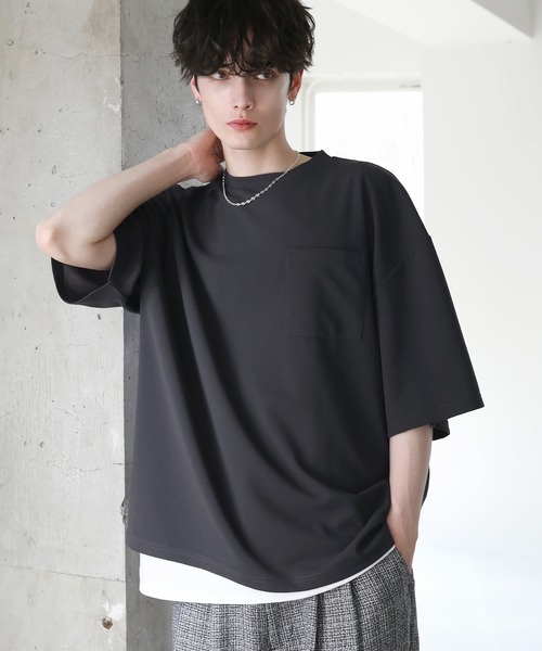 25SS】【2点セット】接触冷感/抗菌防臭 グラフィックプリント 梨地