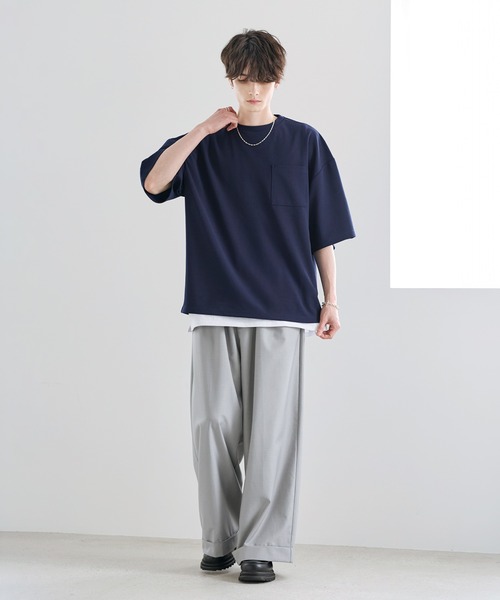 26SS】【2点セット】接触冷感/抗菌防臭 梨地Tシャツ＆タンクトップ