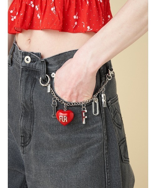 FURFUR（ファーファー）の「ハートロゴチャーム（チャーム・レディース・ゴールド/シルバー・FREE）」の2枚目の写真