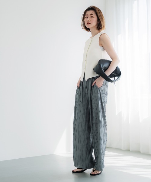 金ボタンニットベスト（ベスト）｜coca（coca）（コカ）のファッション