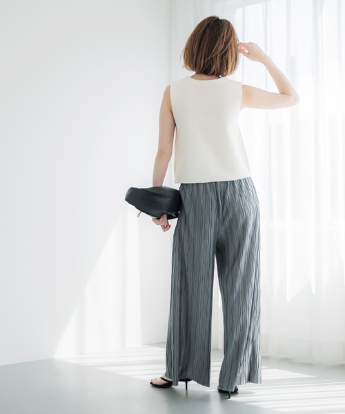 金ボタンニットベスト（ベスト）｜coca（coca）（コカ）のファッション