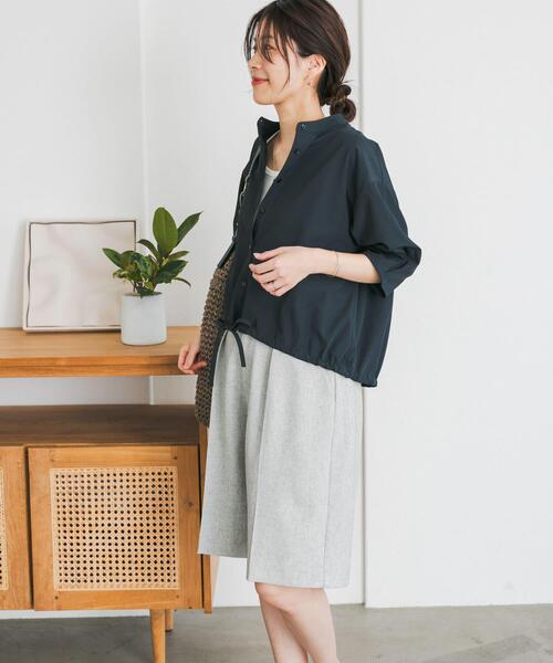 セール】『仁村紗和さん着用』『UR TECH』サマシェアドロストブラウス
