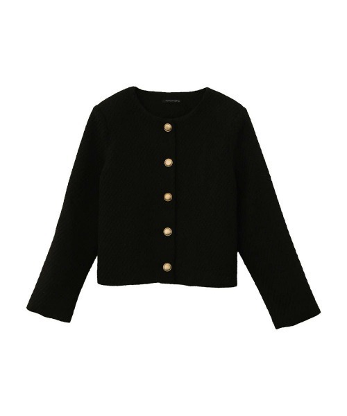 aquagarage(アクアガレージ)の「ノーカラーツイードジャケット(その他アウター・レディース・ホワイト系その他/ブラック・L/M)」の14枚目の写真