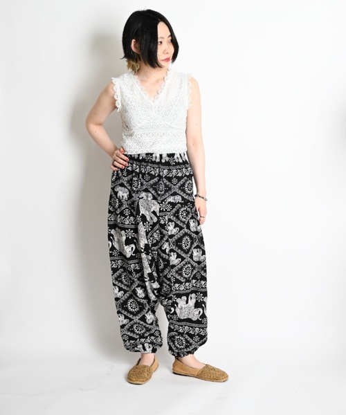 MARAI(マーライ)の「サルエルパンツ メンズ レディース サルエル パンツ アラジンパンツ ジョガーパンツ バルーンパンツ(その他パンツ・レディース・A/C/D/E/F/B・FREE)」の5枚目の写真