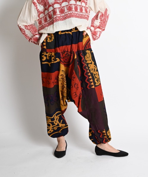 セール】サルエルパンツ メンズ レディース サルエル パンツ