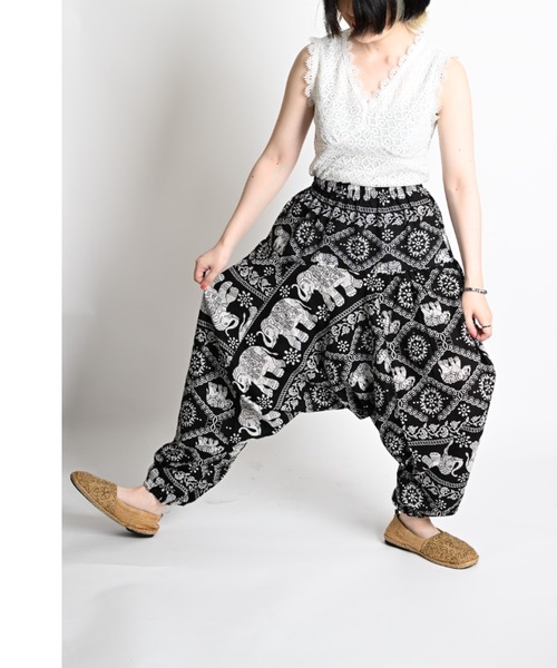MARAI(マーライ)の「サルエルパンツ メンズ レディース サルエル パンツ アラジンパンツ ジョガーパンツ バルーンパンツ(その他パンツ・レディース・A/C/D/E/F/B・FREE)」の8枚目の写真