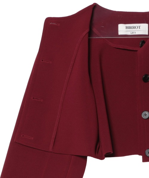 DRESSLAVE(ドレスレイブ)の「BIRROT / LAY3 SHORT JK(ショート丈ジャケット)(その他アウター・レディース・グリーン・36)」の3枚目の写真