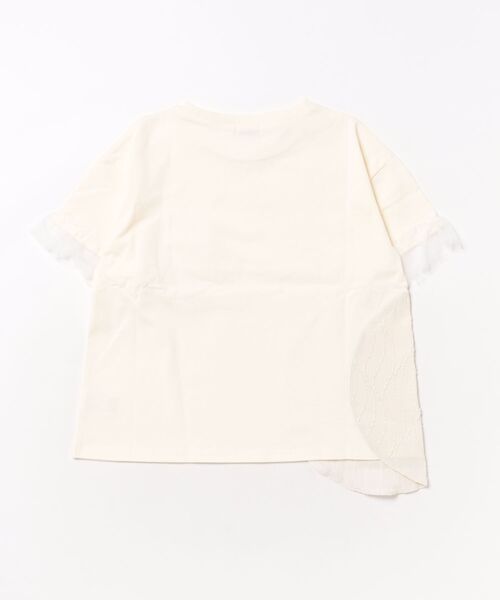 unica（ユニカ）の「パッチワークワンポケットT（Tシャツ/カットソー・キッズ・オフホワイト・XL/S/M/L）」の2枚目の写真