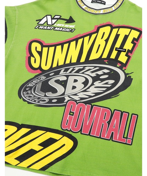 Little sunny bite（リトルサニーバイト）の「racer long tee（Tシャツ/カットソー・レディース・グリーン/ブラック/ブルー・SMALL/MEDIUM）」の20枚目の写真